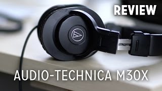 Video thumbnail for Audio Technica ATH-M30X Review (Budget Monitor Headphones) by Caleb Wojcik