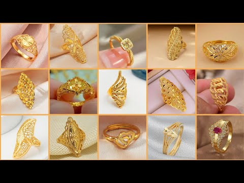 Latest Top 50 Beautiful Gold Rings Designs for women || Gold Rings Designs for women