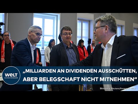 Video Thumbnail: VW-TARIFVERHANDLUNGEN: "Wird sicherlich ein Hauen und Stechen geben" – IG-Metall droht mit Streiks