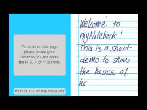 myNotebook : Tan Nintendo DS