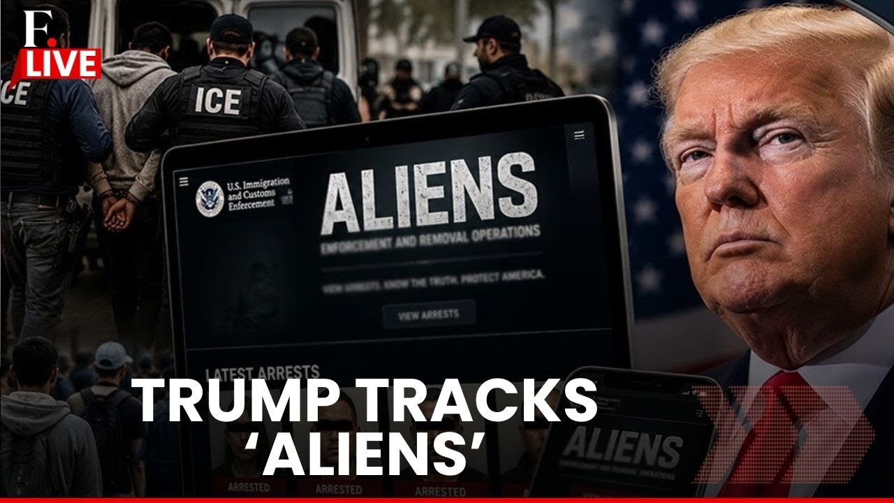 Trump Administration Launches 'Aliens' Website Highlighting ICE Immigrant Arrests | LIVE