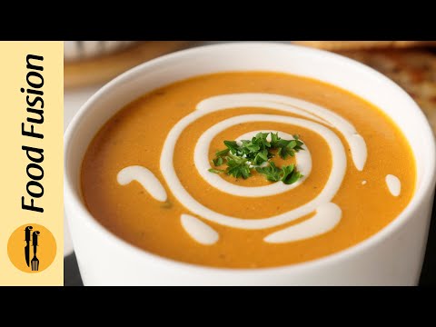 Creamy Tomato Soup Recipe by Food Fusion