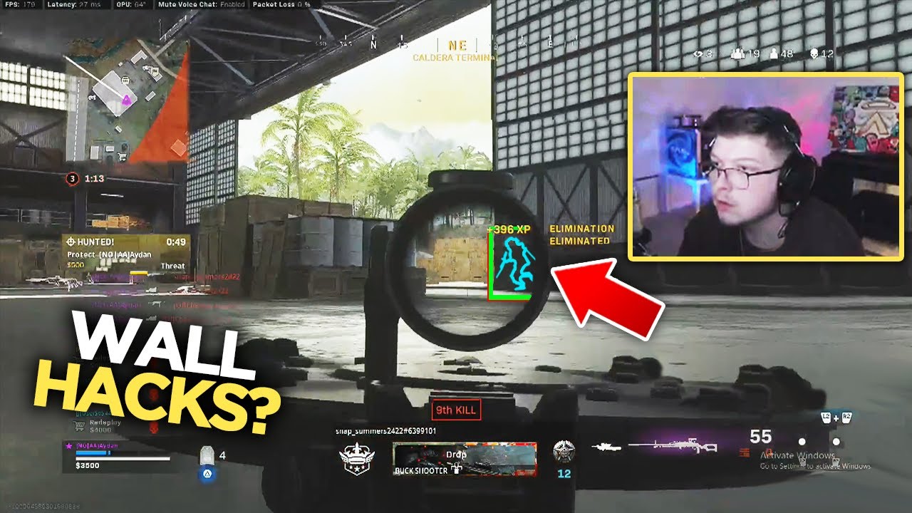 Aydan caught cheating using wallhacks live on stream?.. Weekly Dose of Warzone #7