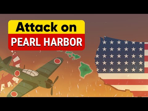 US vs Japan: Pearl Harbor Attack - Maps and Timelines in World War 2