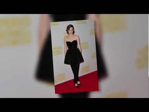 Emma Watson Turns Up to Premiere in Odd Dress and Trouser Combo | Splash News TV | Splash News TV