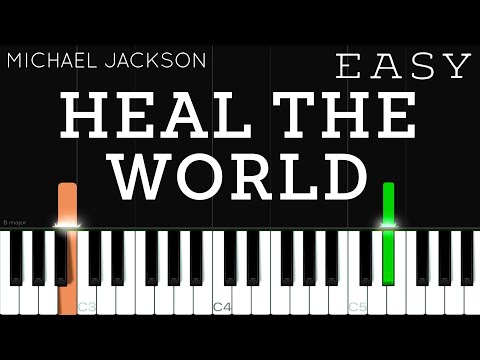 Michael Jackson - Heal The World | EASY Piano Tutorial