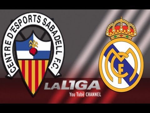 Gol de Aníbal (3-1) en el CE Sabadell - Real Madrid Castilla - HD