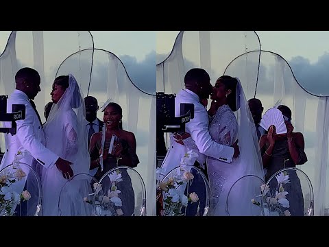 #jp2025! PRISCILLA OJO AND JUMA JUX'S WHITE WEDDING ROMANTIC MOMENTS!