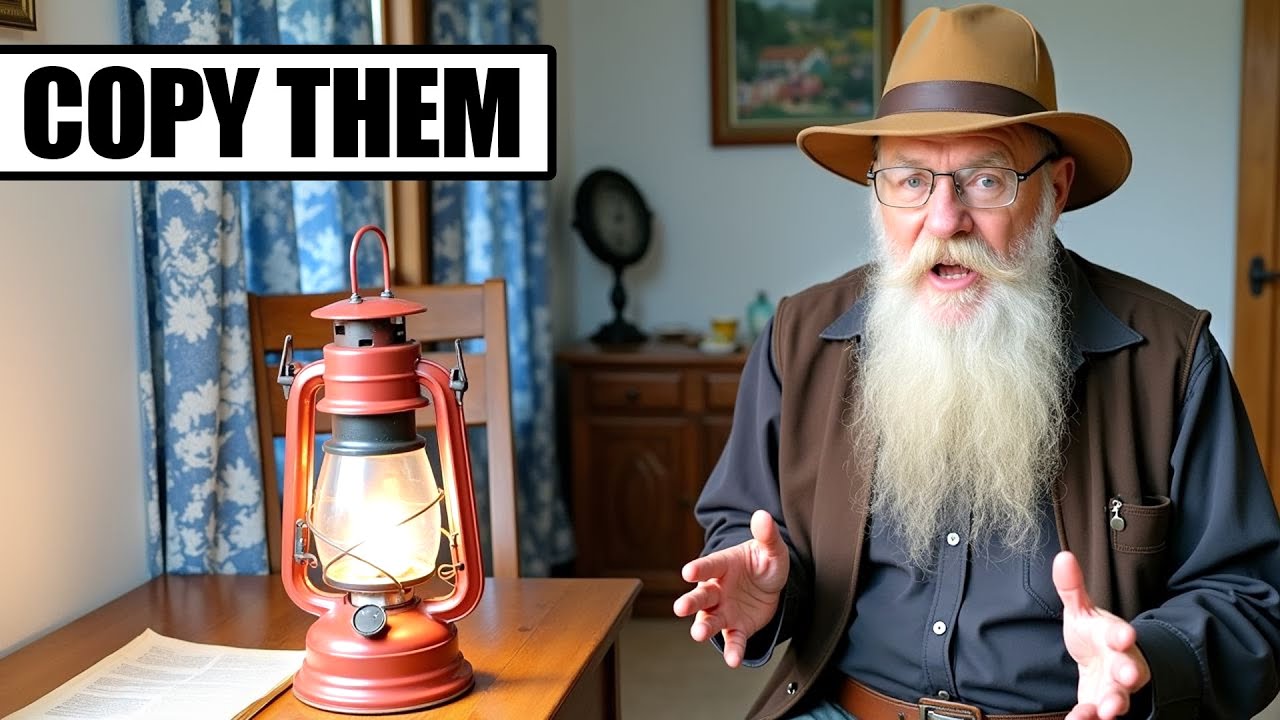 How Amish Light Their Homes WITHOUT Electricity