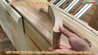 Máy phay TUAPI chép hình Cnc option 2 trục chà nhám