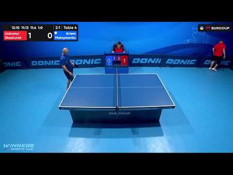 18:50 Liubomyr Sheshurak - Artem Maksymenko 04.09.2023 TT Euro.Cup  Ukraine Star. TABLE 4