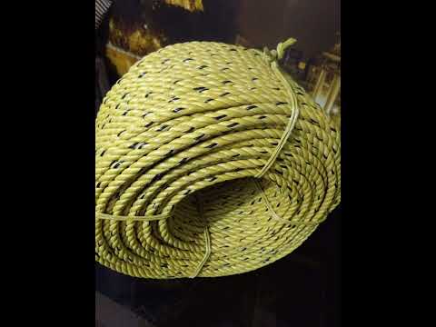 Yellow rope, 200-300 m/reel, 10 mm