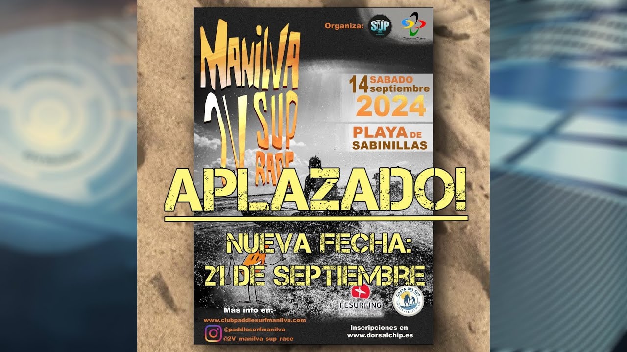 El 21 de septiembre se celebrará la II 2V Manilva SUP Race