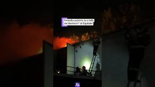 Incendiu puternic la o hală din Sectorul 1 al Capitalei #digi24 #știriledigi24