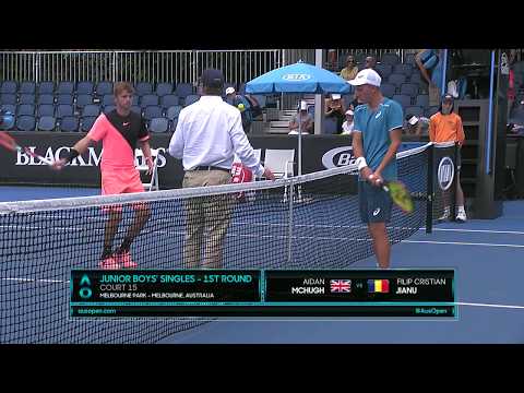 Aidan McHugh v Filip Cristian Jianu match highlights 1R
