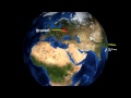 Blender 3D Animation Travel Map On A Globe