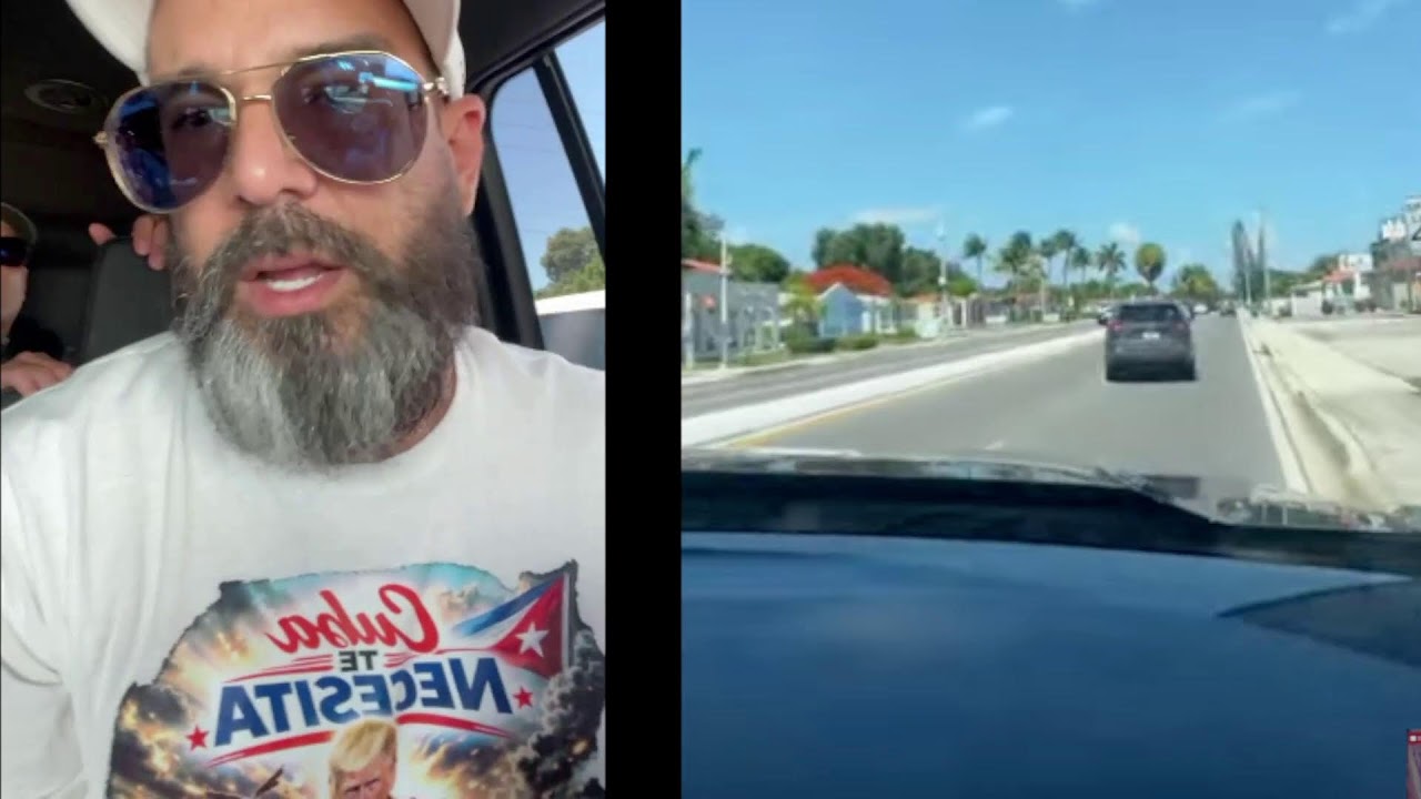 En Vivo: Caravana "Acciones No Palabras en Miami" de Alex Otaola
