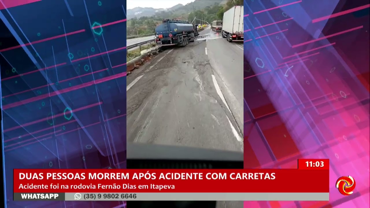 Acidente entre carretas deixa mortos em Itapeva