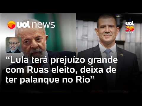 Lula vai ter um prejuízo grande com Ruas eleito, deixa de ter palanque no Rio, avalia Josias