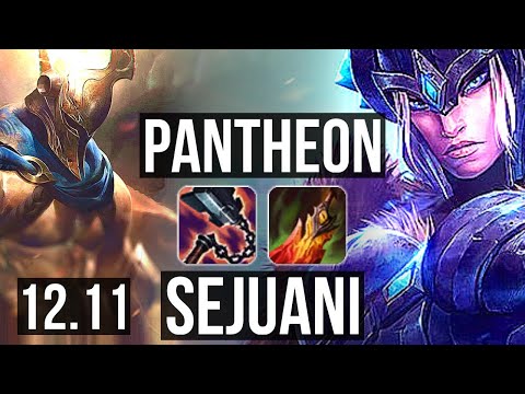 PANTHEON vs SEJUANI (TOP) | Rank 3 Panth, 12/2/17, Legendary | KR Challenger | 12.11