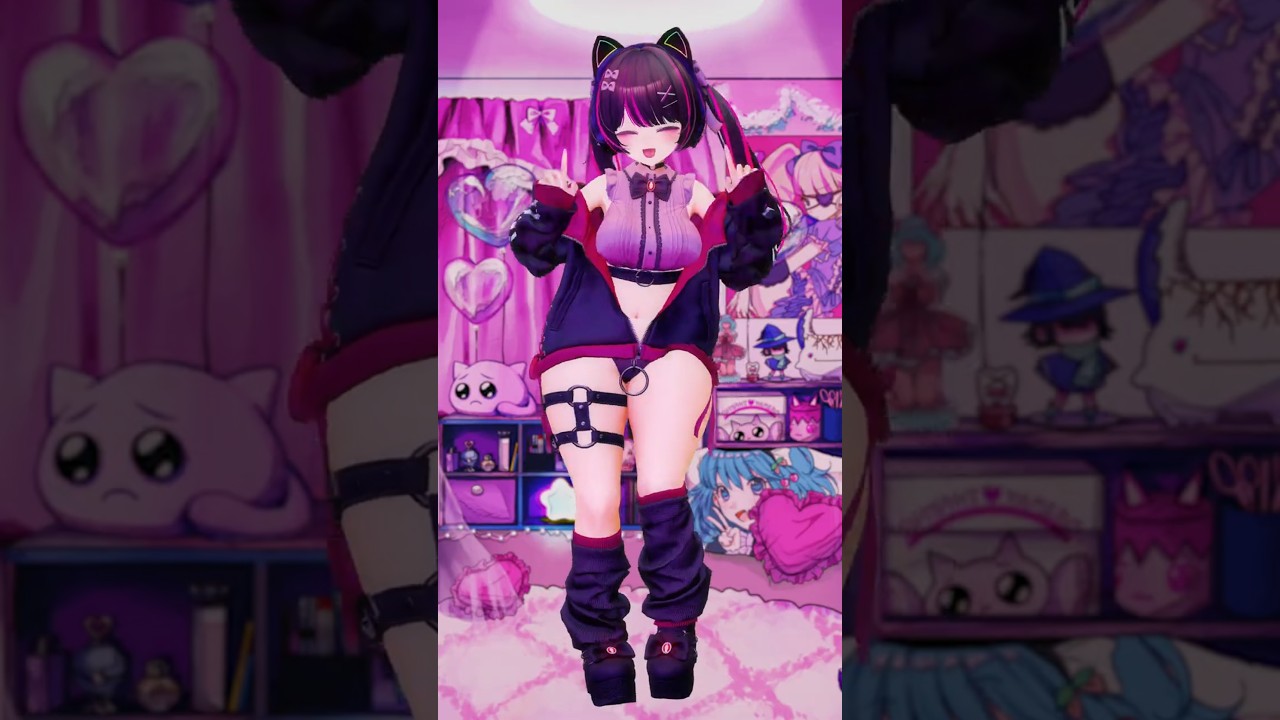 まおんちゃんでINTERNET YAMERO！〔VRC - MMD〕#vrcmmd #dance