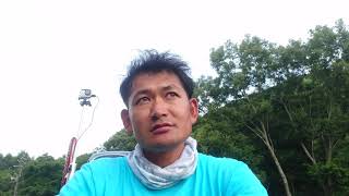 倉本剛 撮影　桧原湖１日目終了。