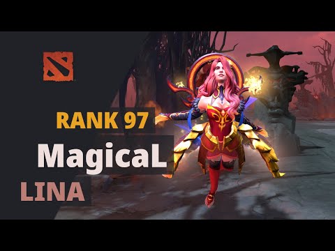 MagicaL (Rank 97) plays Lina Dota 2 Full Game