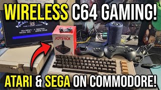 Wireless Gaming on Commodore 64: Genesis Adapters vs. Atari CX40+