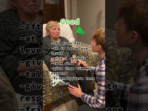 How to Communicate with Someone with Dementia #dementiacare #alzheimers #cna #dementiaawareness