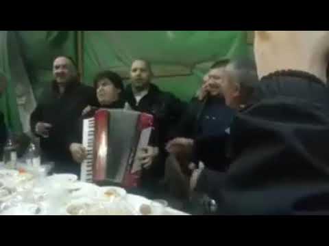 Macedonians. Drinking, singing and shooting guns