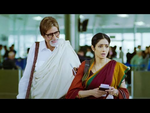 Sridevi Ki USA Journey Amitabh Bachchan Ke Saath |  English Vinglish Comedy Scenes |  | Sridevi