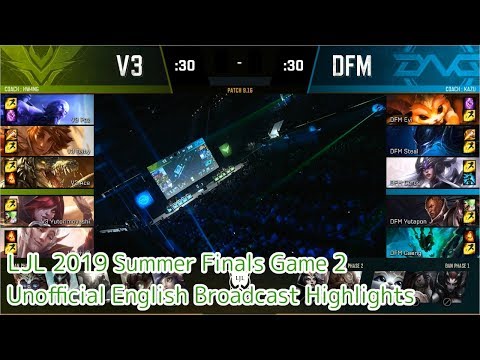 [ENG]V3(viviD Rakan) VS DFM(Gaeng Thresh) G2 - LJL 2019 Summer Split Finals
