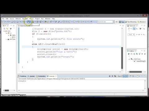 Tutorial 15 - Creare e scrivere un file txt (Java)