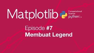 Belajar Matplotlib (Python Plot) #07 - Membuat Legend