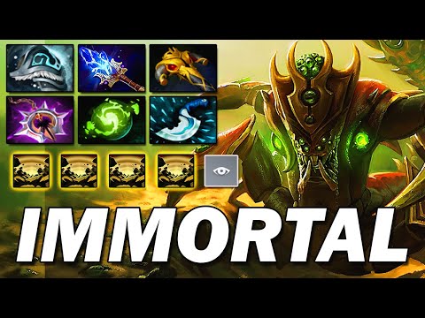 Sand King 17 Kills - The Waves of Deadly Vibration | 7.38c Dota 2 IMMORTAL RANK!