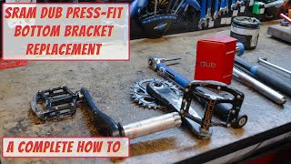 Sram DUB Press-Fit Bottom Bracket Install, Complete How To!