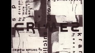 v/a 'CRIMES' cassette - Iphar, UK. 1983. (FULL ALBUM)