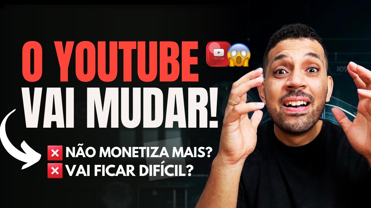 😱O Algoritmo do Youtube VAI MUDAR! O Que Fazer Para Não PREJUDICAR  o Seu Canal Dark ⚠️