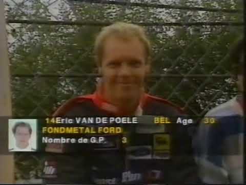 Formula 1 1992 Round 12 Belgium Race BBC
