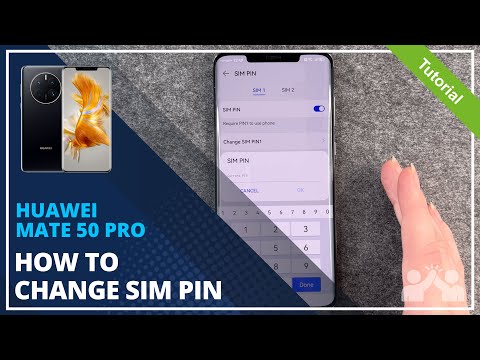 HUAWEI Mate 50 Pro - How to Change SIM PIN • 📱 • 🔢 • 🔐 • Tutorial