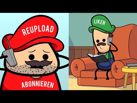 Helmut als Super Mario