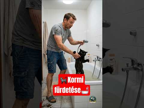 Kormi fürdetése 🫧
