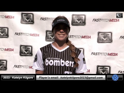 2023 Katelyn Kilgore Committed Fort Lewis, OF and Catcher Softball Skills Video - Norcal Bombers
