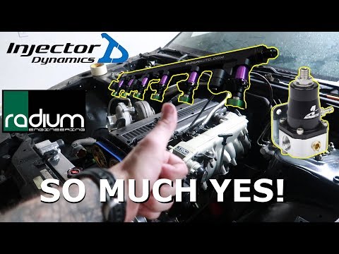 Injector Dynamics & Radium Engineering Fuel Rail UPGRADE + Aeromotive FPR