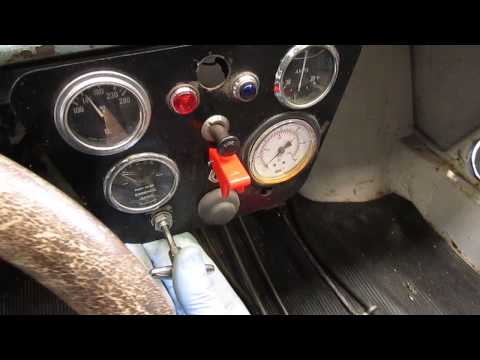 Panhard Dyna Junior Race Car engine running