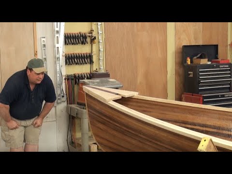 24 Installing the Breasthook or deck onto your wood strip Whitehall Wherry