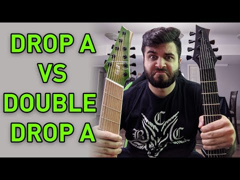 Drop A vs DOUBLE Drop A (7 String vs 9 String Guitar)