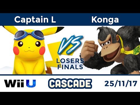 Cascade Singles: Losers Finals - Captain L (Pikachu) vs KoL|Konga (Donkey Kong)