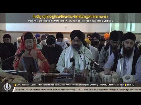 029 Bhai Sukhbir Singh Jee Toronto Monday Morning Toronto Dec 2021 Annual Akhand Keertan Smaagam