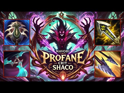 Profane Navori Crit Shaco - Season 15 [League of Legends] Full Gameplay - Infernal Shaco